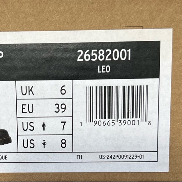 DR.MARTENS 1461 “Zip” Black Leather Unisex Oxfords Lace-up, NEW WITH BOX, M7/W8 - Picture 5 of 6